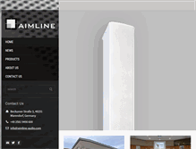 Tablet Screenshot of aimline-audio.com